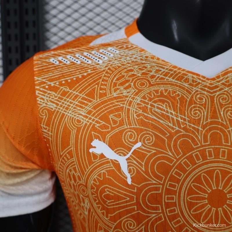 2026 Player Version Ivory Coast Special Edition Orange Jersey