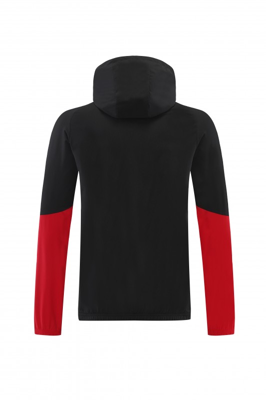 2026 Germany Hoodie Black Full Zipper Windbreaker + Long Pants