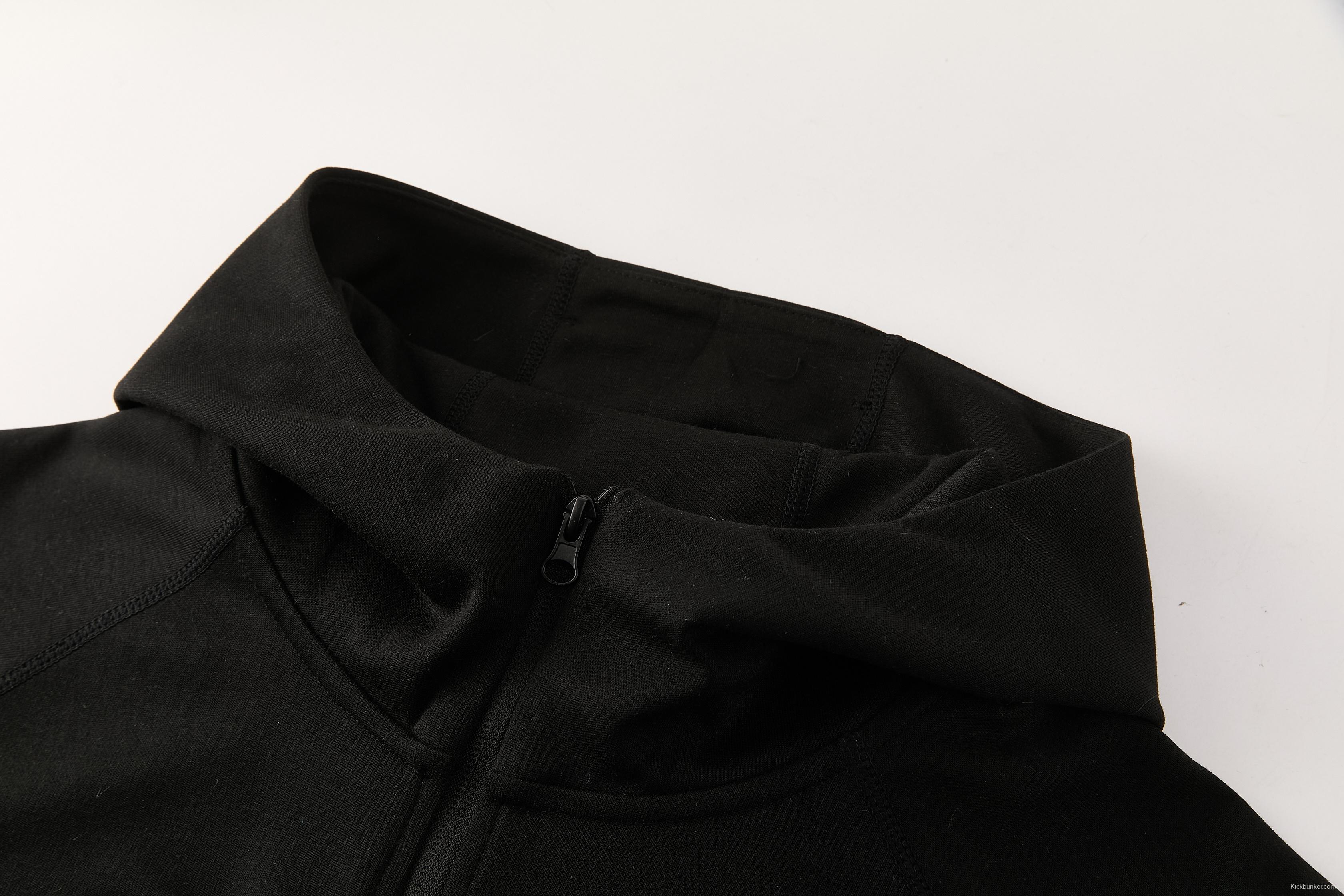 25/26 Chelsea Black Full Zipper Hoodie Windbreaker + Long Pants