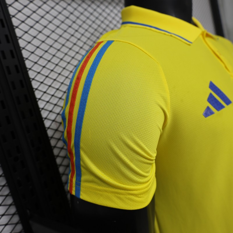 Player Version 2026 Colombia Yellow POLO Jersey