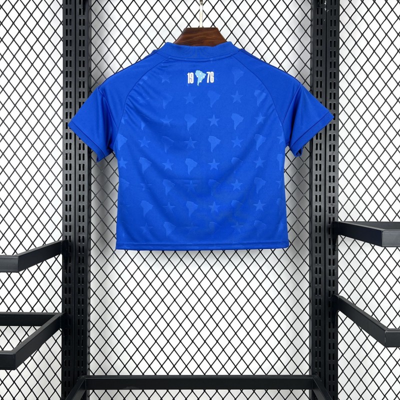2026/27 Womens Cruzeiro Crop Top Home Jersey