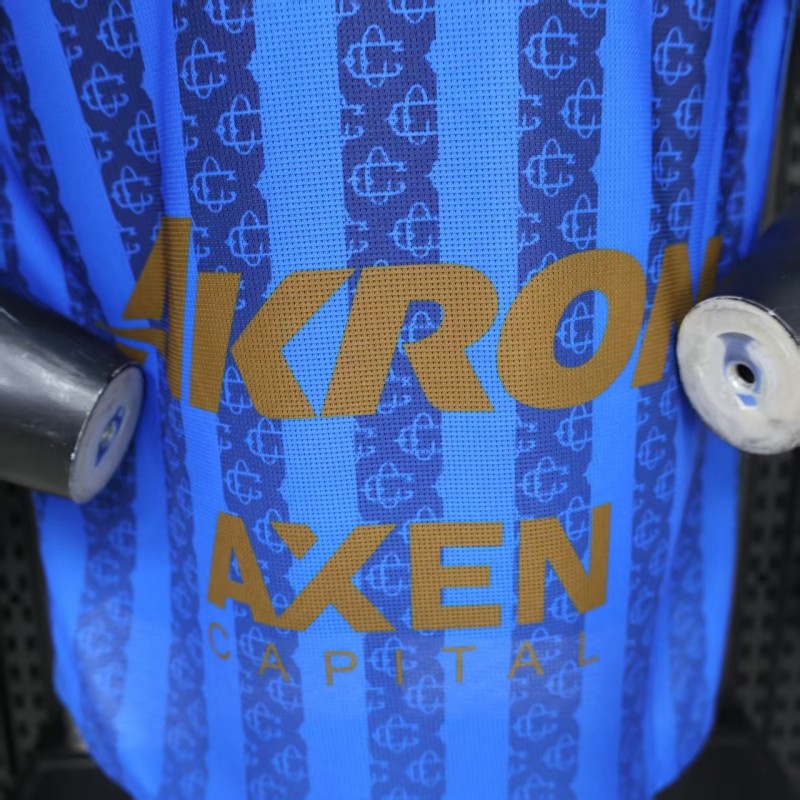 Player Version 26/27 Chivas Guadalajara Away Blue with Dark Stripe Pattern Jersey