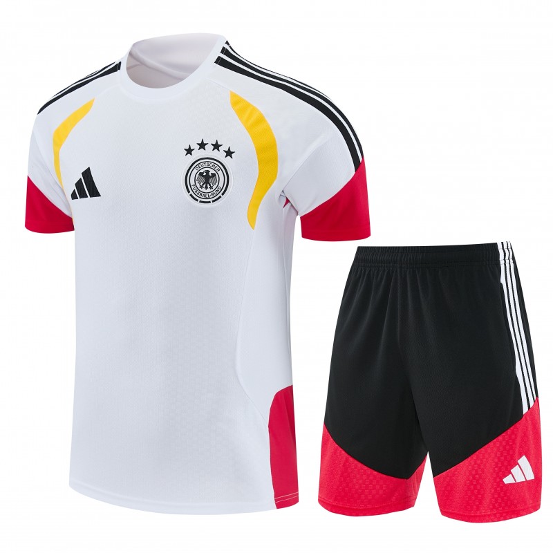 26/27  Germany White Short Sleeve+Soccer Shorts