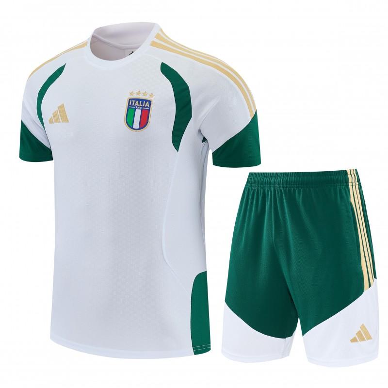 26/27 Italy White Short Sleeve+Soccer Shorts