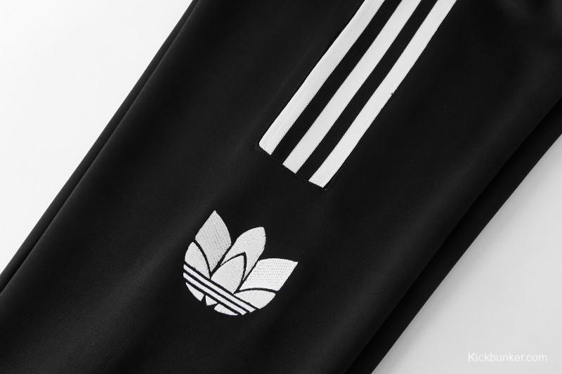 2026 Adidas Black Full Zipper Jacket + Long Pants