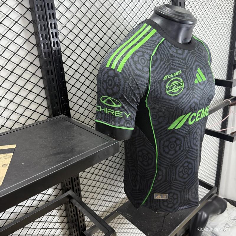 Player Version 25/26 Tigres UANL Adidas Third / Special Edition Black Jersey