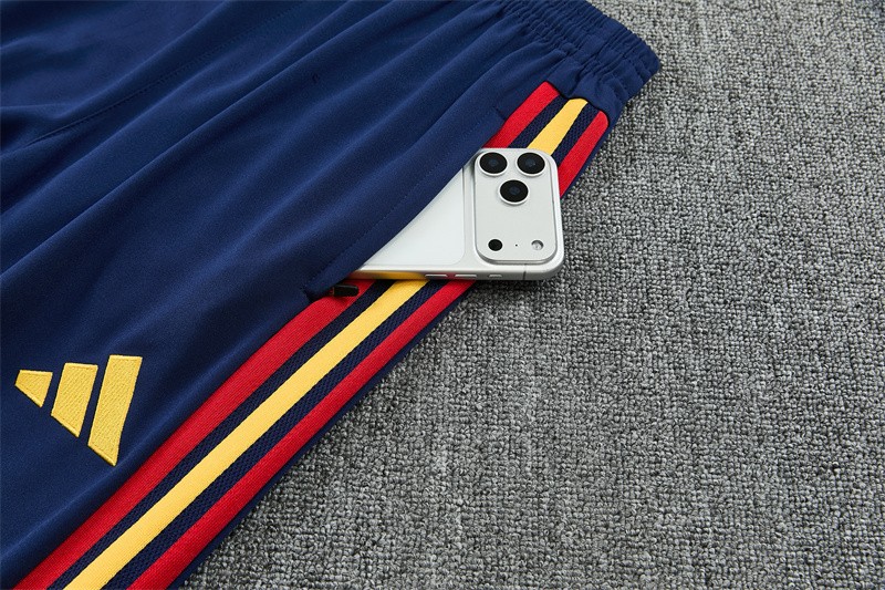 26/27 Spain Home Red Half Zipper Jacket Tracksuit + Long Pants