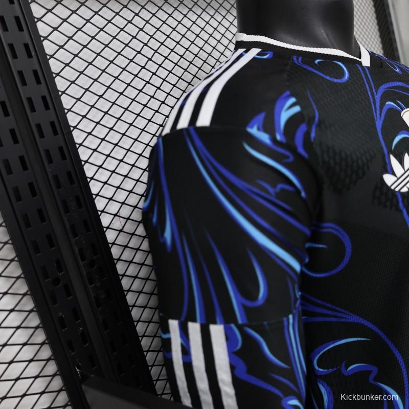Player Version  26/27  Argentina  Black & Blue  Long Sleeve Jersey