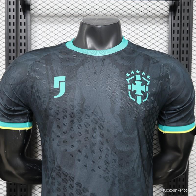 Player Version 26/27  Brazil  Charcoal Black & Mint Teal  Special Edition Jersey