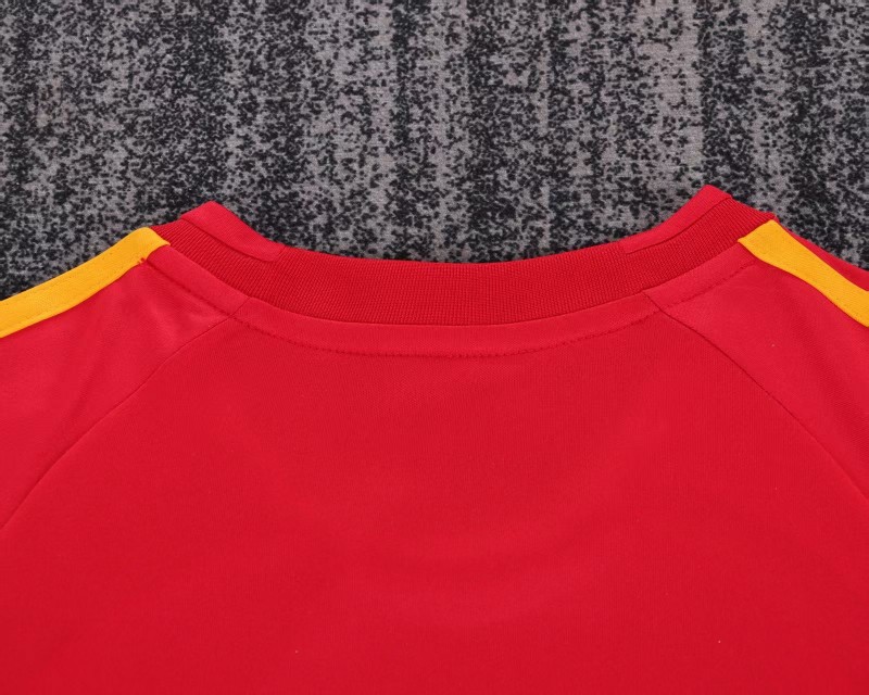 Retro Kids 2008 Spain Home Jersey