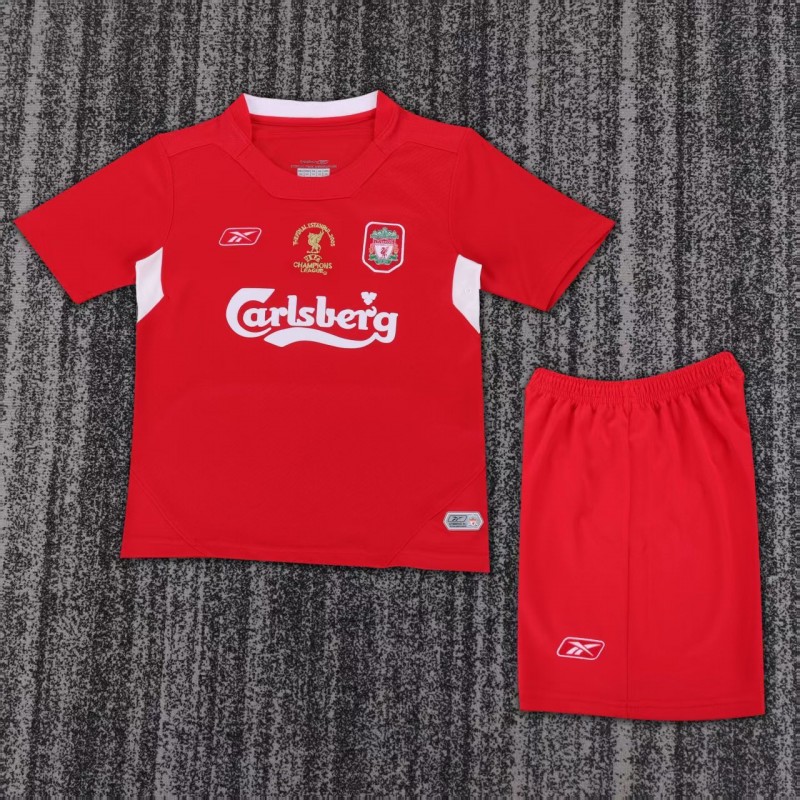 Retro Kids 04/05 Liverpool Home Jersey