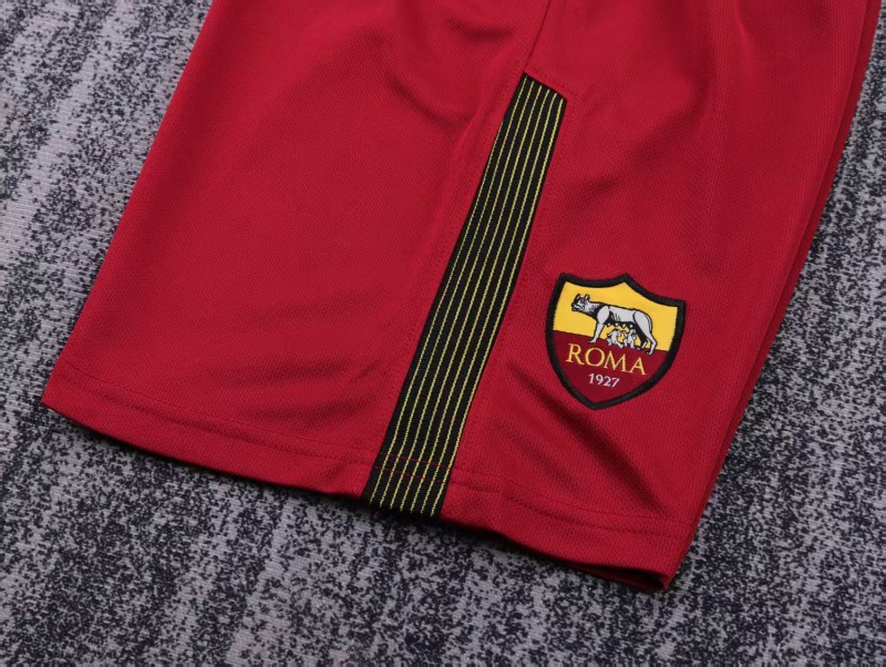 Retro Kids 17/18  AS Roma Home Jersey