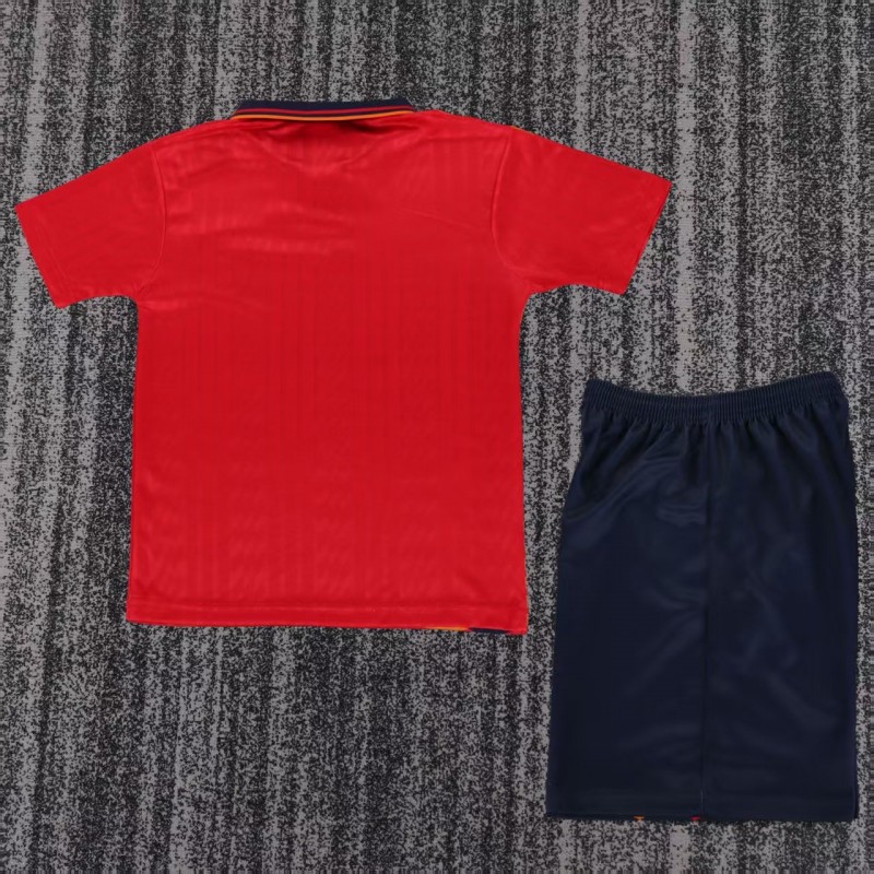 Retro Kids 1994 Spain Home Jersey