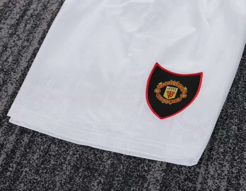 Retro Kids 98/99 Manchester United White Away Jersey