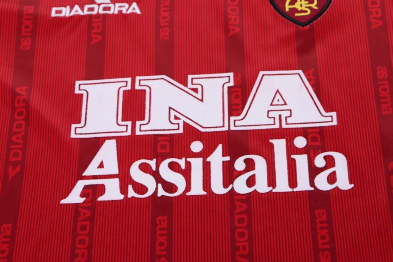 Retro Kids 99/00 Roma Home Jersey