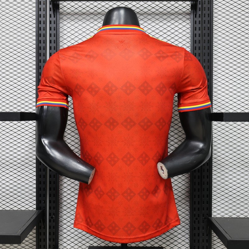 Player Version 2026 Colombia Special Edition  Away Red Jersey