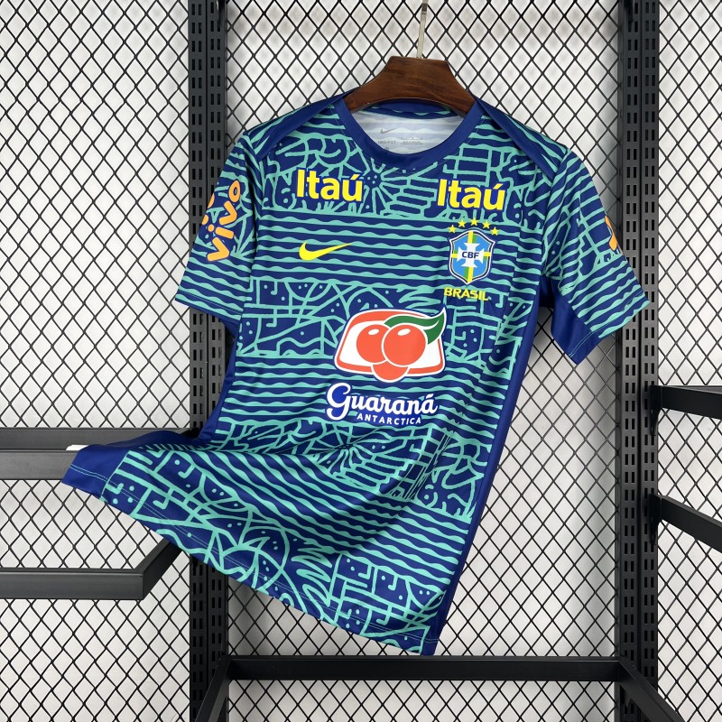 2024 Retro Brazil Pre-Match Jersey