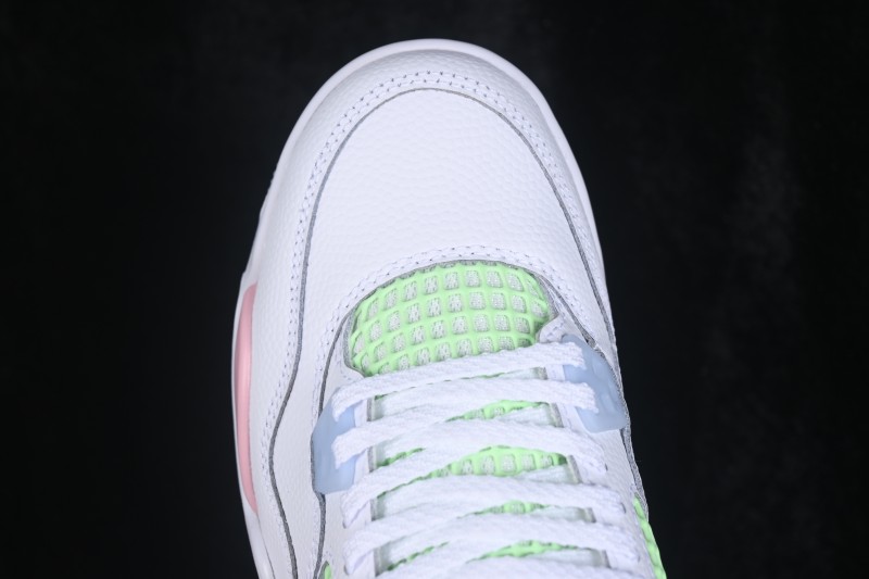 Nike Air Jordan 4 Retro Valentine's Day Edition Basketball Shoes with Macaron Color Accents - IB7068-100