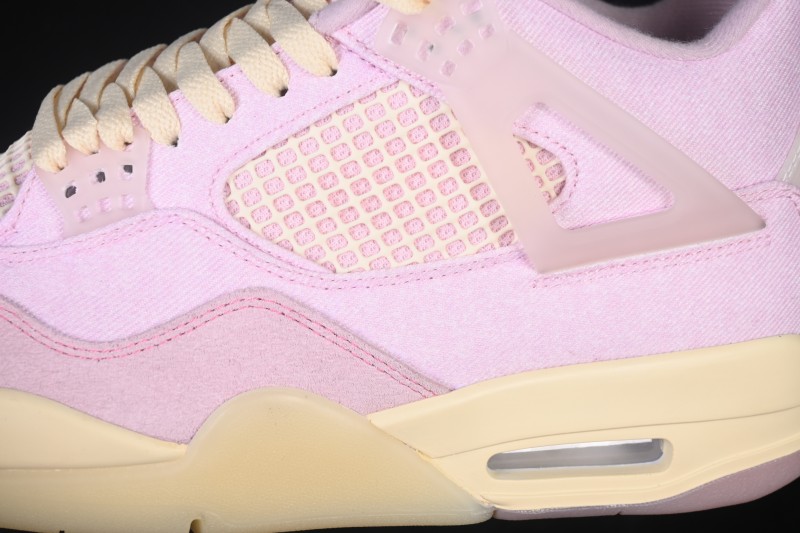 Nike Air Jordan 4 Retro Iced Carmine Denim Basketball Shoes - IB6716-600