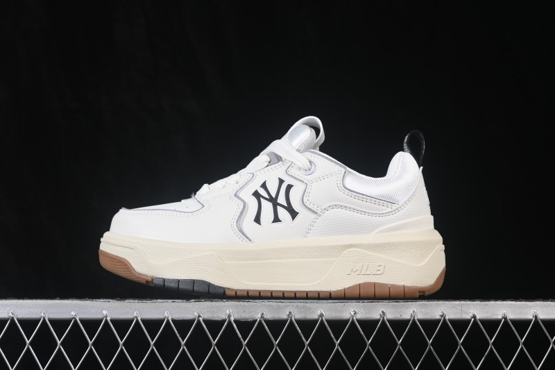 New York MLB Chunky Curve Liner Thick-Soled Casual Running Shoes - 3ASXM096N50IVS