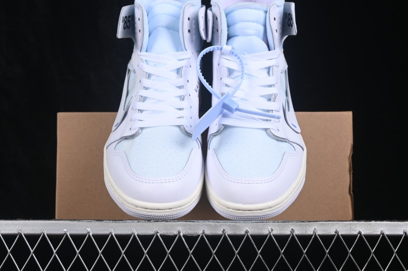 Nike Off White x Air Jordan 1 Retro High Basketball Shoes White - AA3834-100