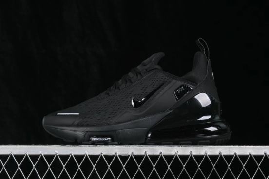 Nike Air Max 270 Premium Running Shoes with Half-Sole Air Cushion - IO9884-002