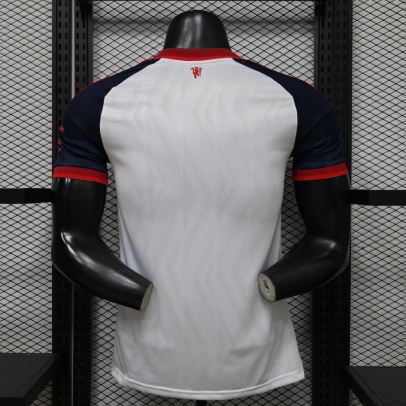 Player Version 26/27 Manchester United Navy & White V-Panel Away Jersey