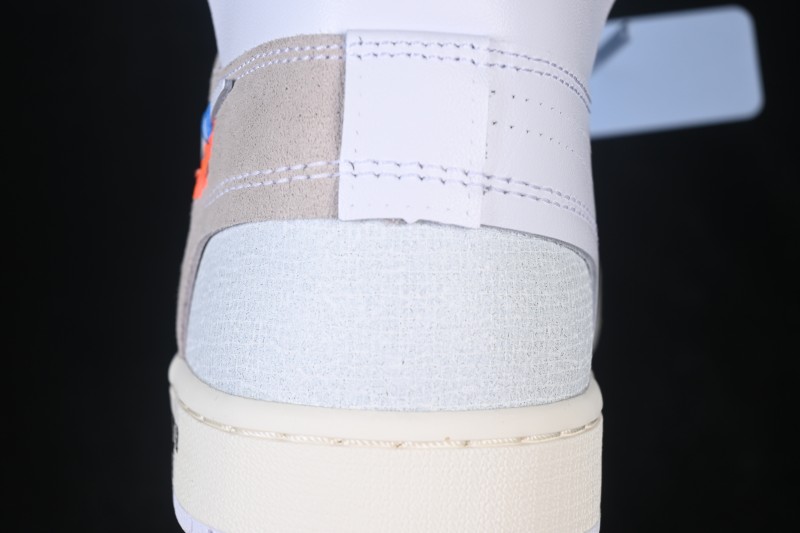Nike Air Jordan 1 Retro High OG Off-White Collaboration Basketball Shoes - AA3834-100