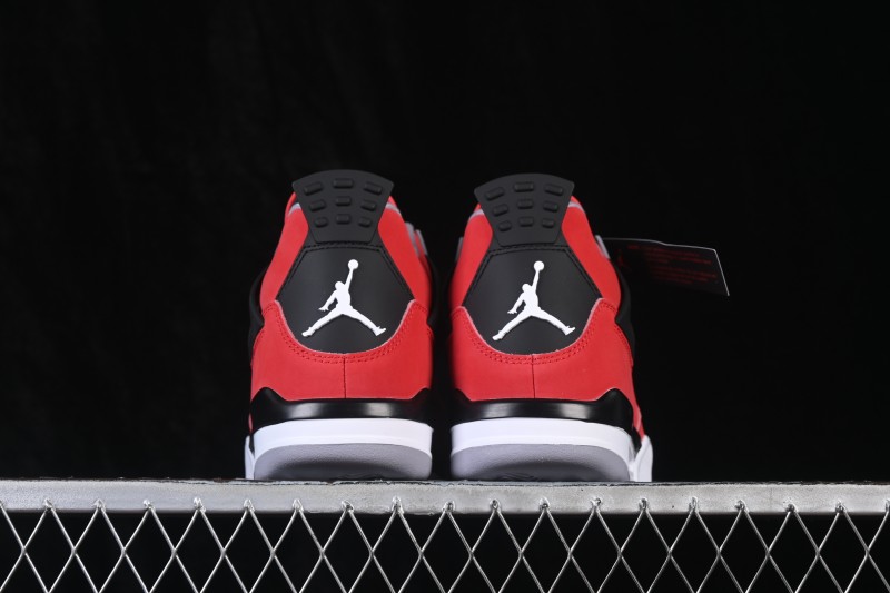 Air Jordan 4 Retro OG 'Toro' Basketball Shoes with Premium Leather Upper - FQ8138-600