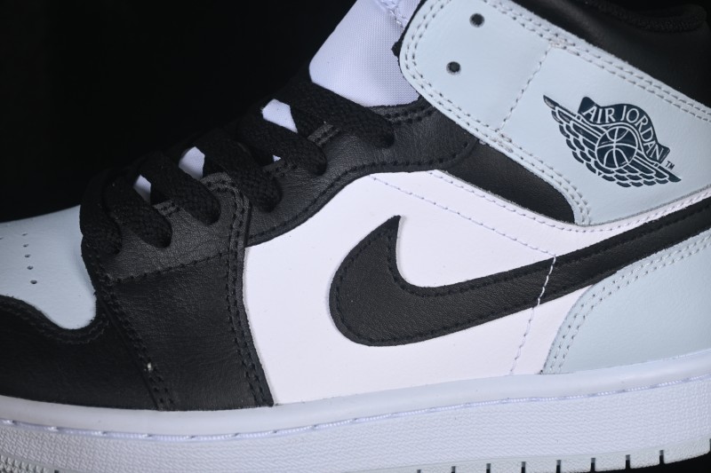 Nike Air Jordan 1 Mid Retro Basketball Casual Shoes with Classic Color Blocking - DQ8426-002
