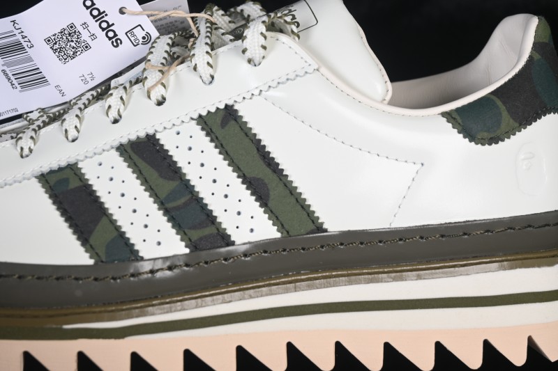 Adidas Superstar Shell-Toe Casual Sneakers with Serrated Sole - KJ1473