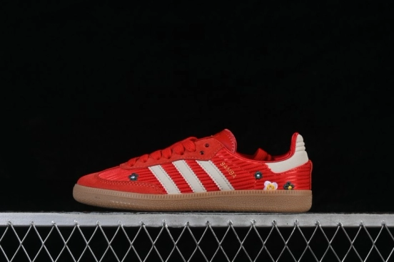 Adidas Samba OG Classic Skateboarding Shoes with Suede Upper - IH9056