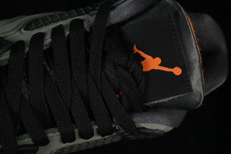 Nike Air Jordan 4 Retro OG Olive Suede Sneakers - IB1519-200