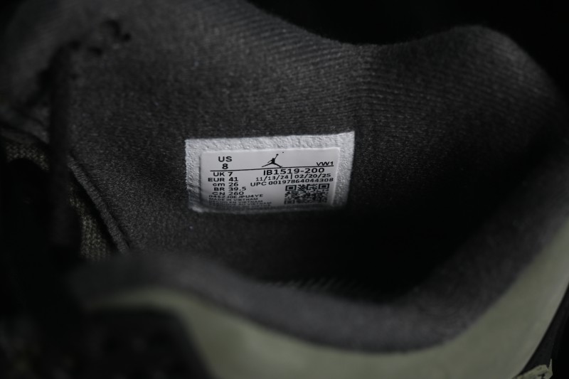 Nike Air Jordan 4 Retro OG Olive Suede Sneakers - IB1519-200
