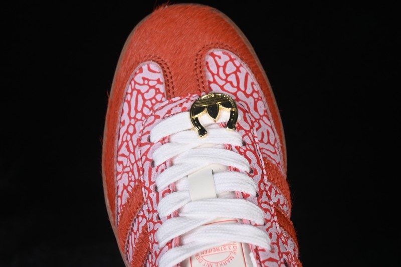 Adidas Samba OG Classic Skateboarding Shoes with Suede Upper - JR8743