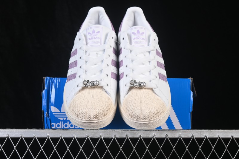 Adidas Originals Superstar II Casual Skateboarding Shoes with Classic Shell Toe - KJ7300