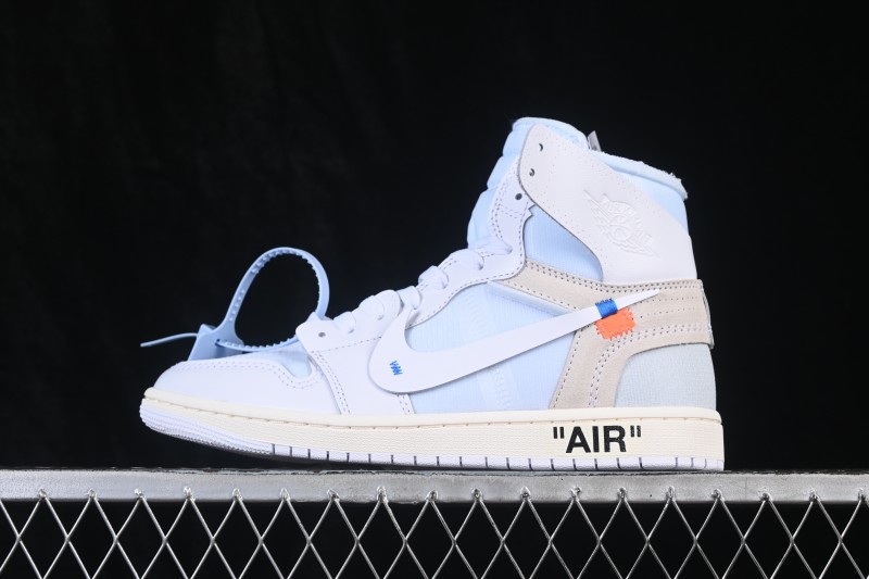 Nike Air Jordan 1 Retro High OG Off-White White Basketball Shoes - AA3834-100