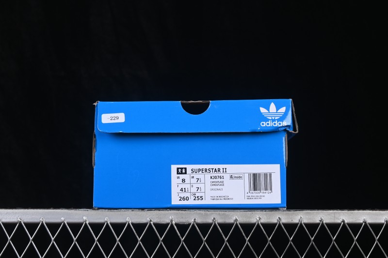 Adidas Originals Superstar II Classic Shell-Toe Casual Sneakers - KJ0761