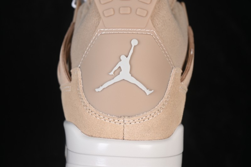 Nike Air Jordan 4 Retro Cozy Girl Plush Warm Yellow Sneakers - HV0823-200