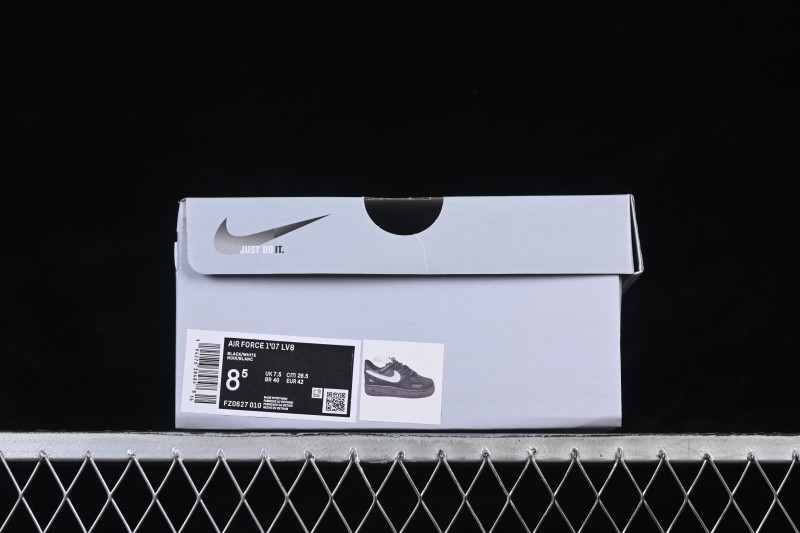 Nike Air Force 1 '07 Low Casual Skateboarding Shoes with Premium Leather Upper - FZ0627-010