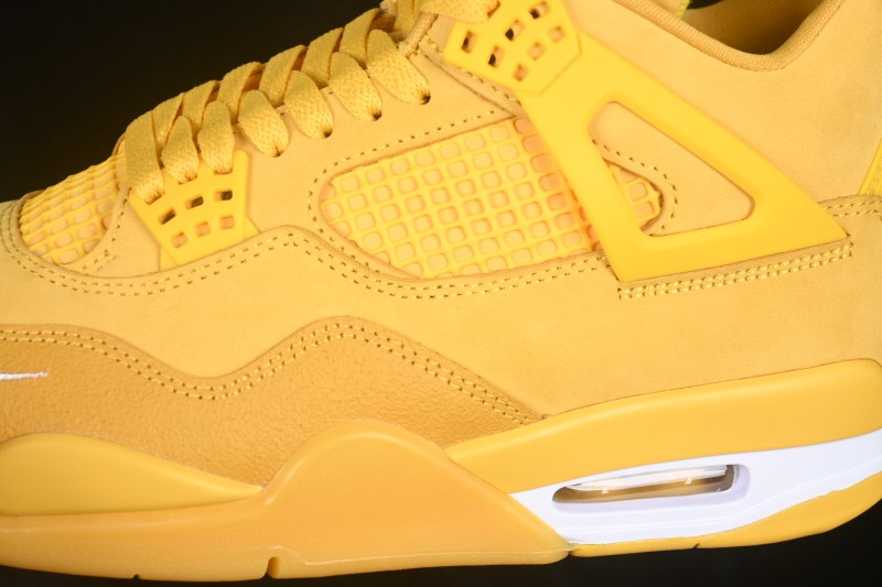 Nike Air Jordan 4 Retro x Nigel Sylvester Collaboration Sneakers with Brick Design - HF4340-008