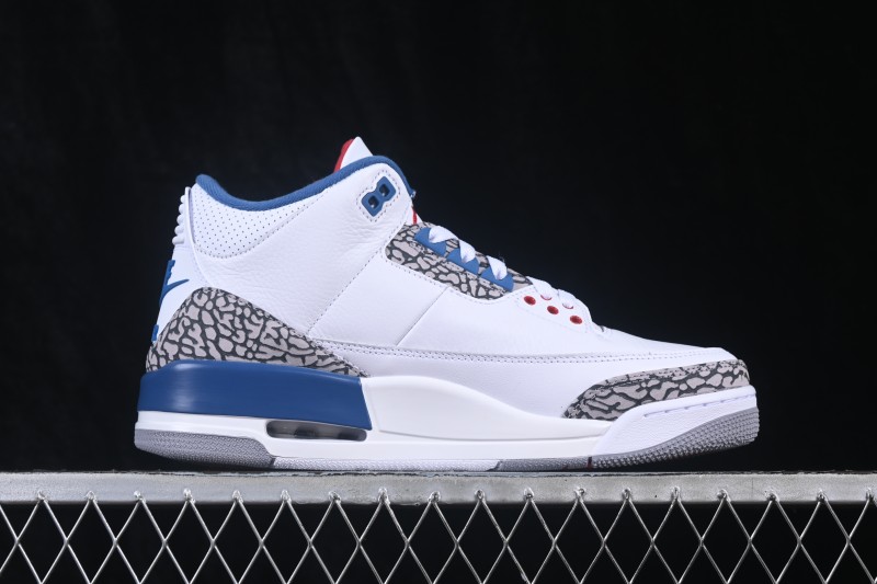 Nike Air Jordan 3 Retro True Blue Men's Basketball Shoes - IF4396-104