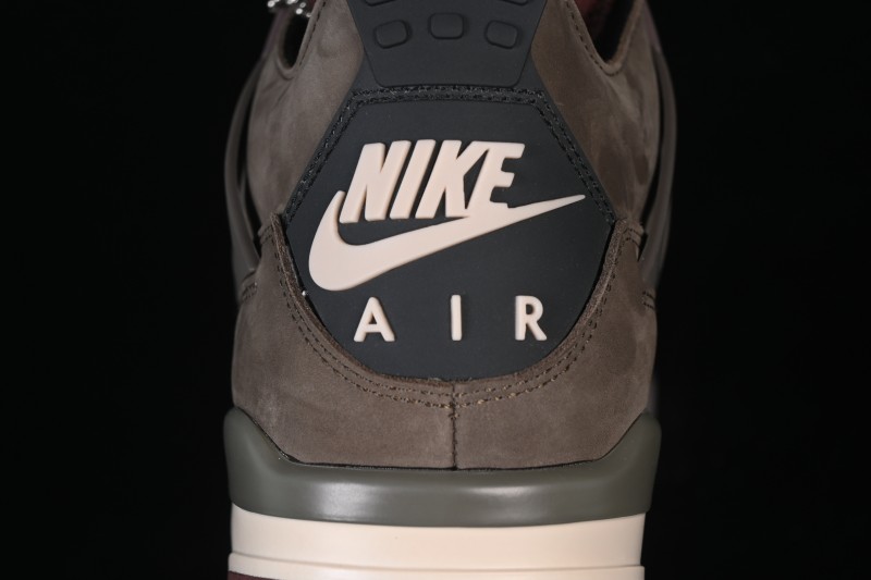 A Ma Maniere x Nike Air Jordan 4 Retro 'Dark Mocha' Premium Lifestyle Sneakers - IF3102-200