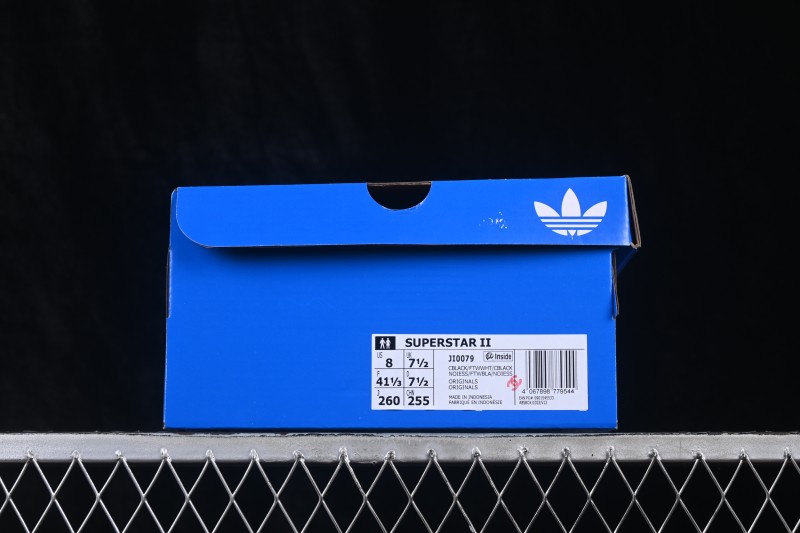 Adidas Superstar II Shell-Toe Casual Sneakers in Premium Leather - JI0079