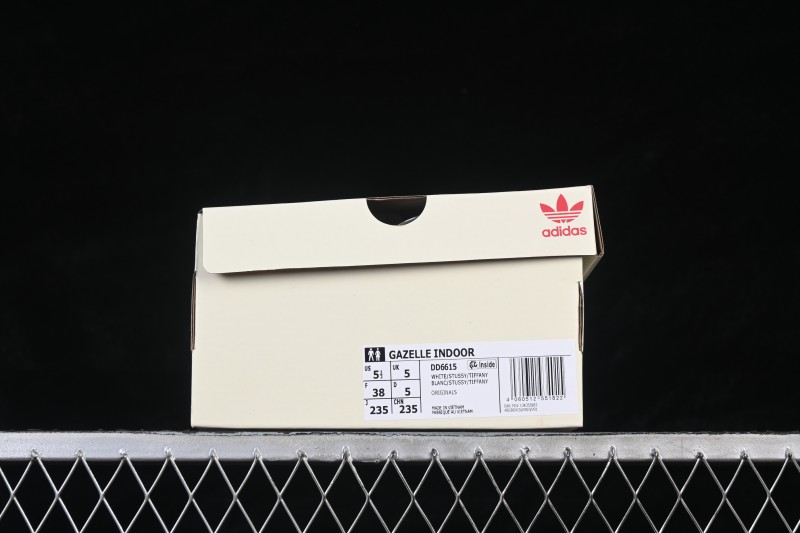Adidas Originals Gazelle Indoor Retro Low-Top Sneakers with Non-Slip Wear-Resistant Sole - DD6615