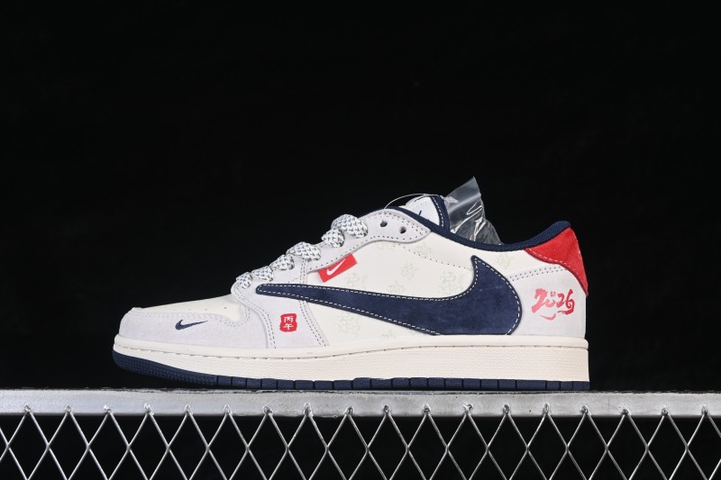 Nike Air Jordan 1 Low Chinese New Year Year of the Horse Premium Basketball Shoes - YX5066-414