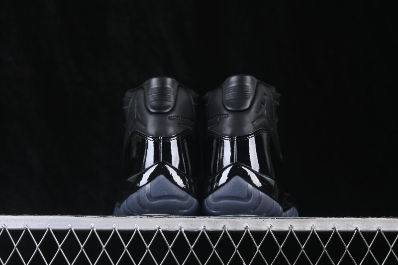 Comme des Garçons x Air Jordan 11 Retro 'Black' OG Collaboration High-Top Basketball Shoes - IV7639-001
