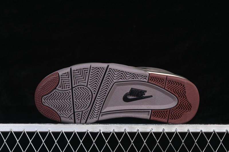A Ma Maniere x Nike Air Jordan 4 Retro 'Dark Mocha' Premium Lifestyle Sneakers - IF3102-200