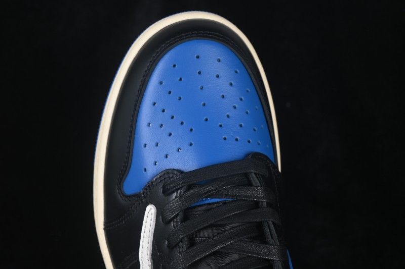 Nike Travis Scott x Air Jordan 1 Low OG Retro Basketball Shoes with Reverse Swoosh - DM7866-118