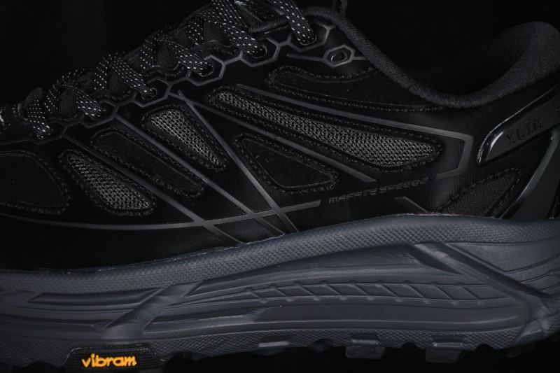 Hoka Mafate Speed 2 Lightweight Trail Running Shoes with Vibram Outsole - 1181770 BCKCH